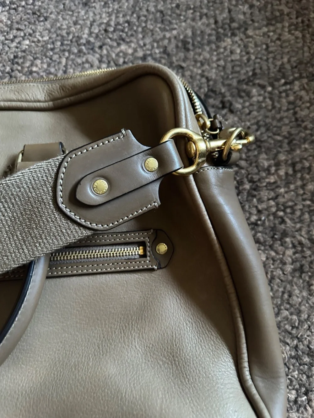 Ghurka leather briefcase. “Vestry”